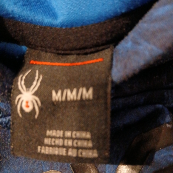 Spyder Youth Boy Hooded Sweatershirt Jacket M Fleece Lined (FL) - Picture 5 of 9